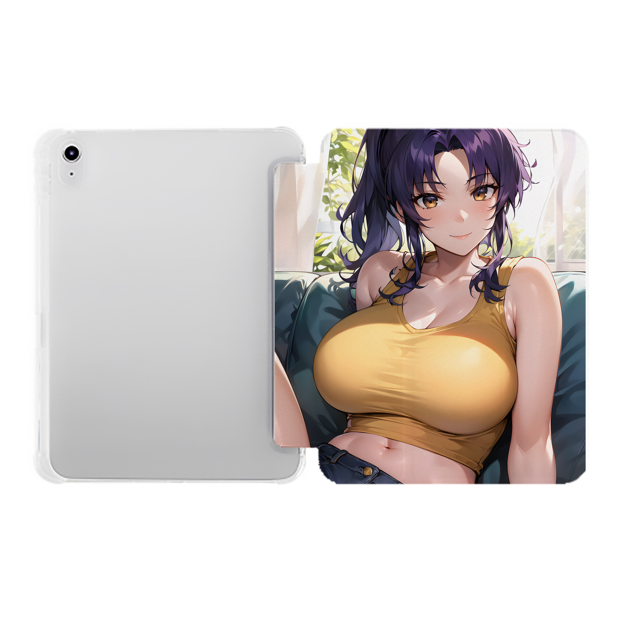 （画像用） EVA 新世紀エヴァンゲリオン IPad ケース ペン収納付き 三つ折りスタンド PUレザー×シリコン 対応機種9.5/10.5/10.9インチ